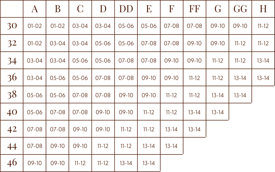 All Size Guides Nubian Skin