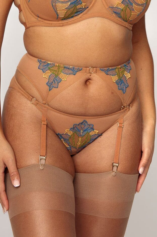 Jaiye Suspender Belt Suspender Belts Nubian Skin 