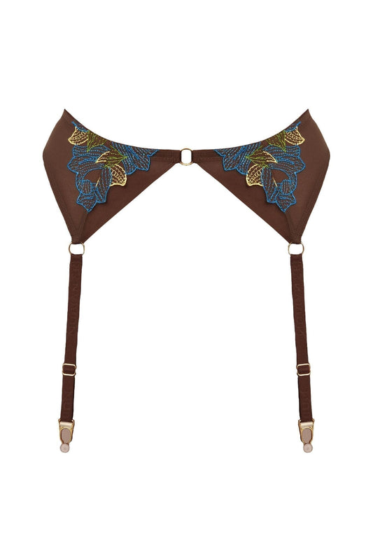 Jaiye Suspender Belt Suspender Belts Nubian Skin Berry XS/S 