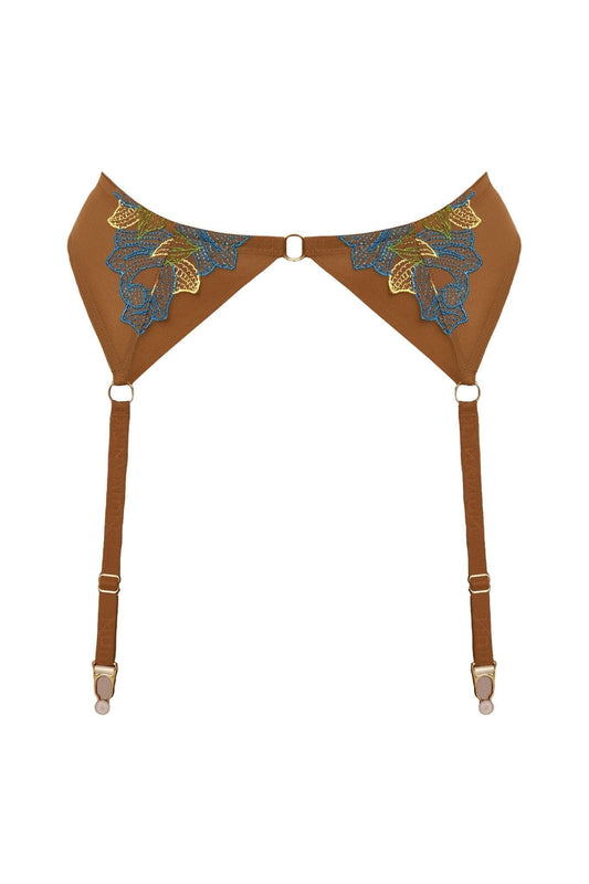 Jaiye Suspender Belt Suspender Belts Nubian Skin Caramel XS/S 
