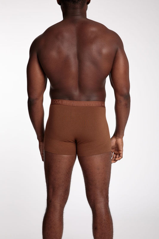 Mens Cotton Boxer Trunk (Pack of 2) Boxers Nubian Skin 