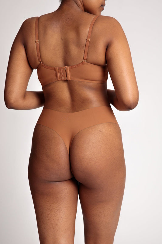 Naked Fuller-Bust Bra - Caramel Bras Nubian Skin 